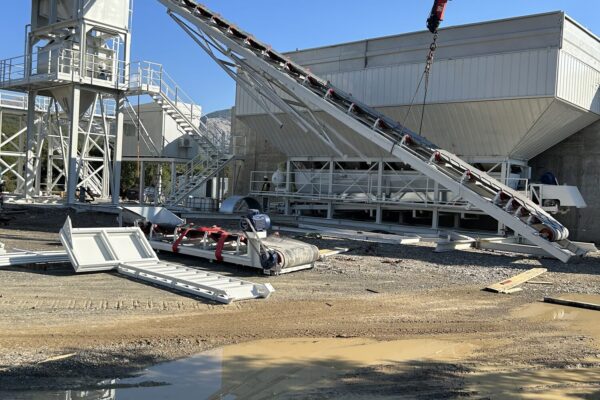 Aleurada Dam Concrete Plant, project view 2
