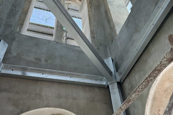 Bell Tower Reinforcement, Syros, project view 1