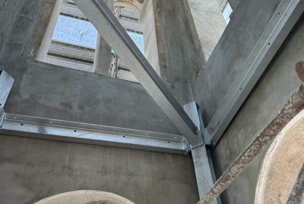 Bell Tower Reinforcement, Syros, project view 1