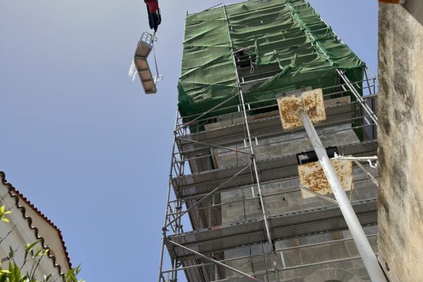 Bell Tower Reinforcement, Syros, project view 3