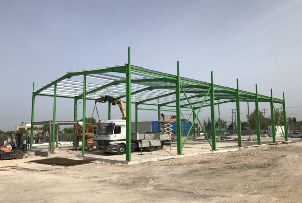 Logistics Warehouse, Patras, project view 1